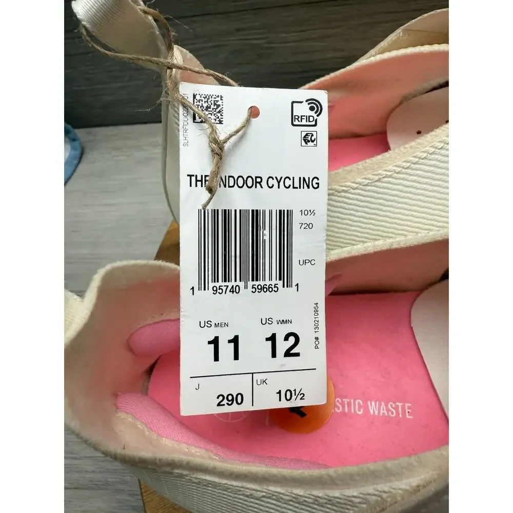 Adidas The Indoor Cycling Shoe GX1669 Men's 11 Women's 12 White Pink